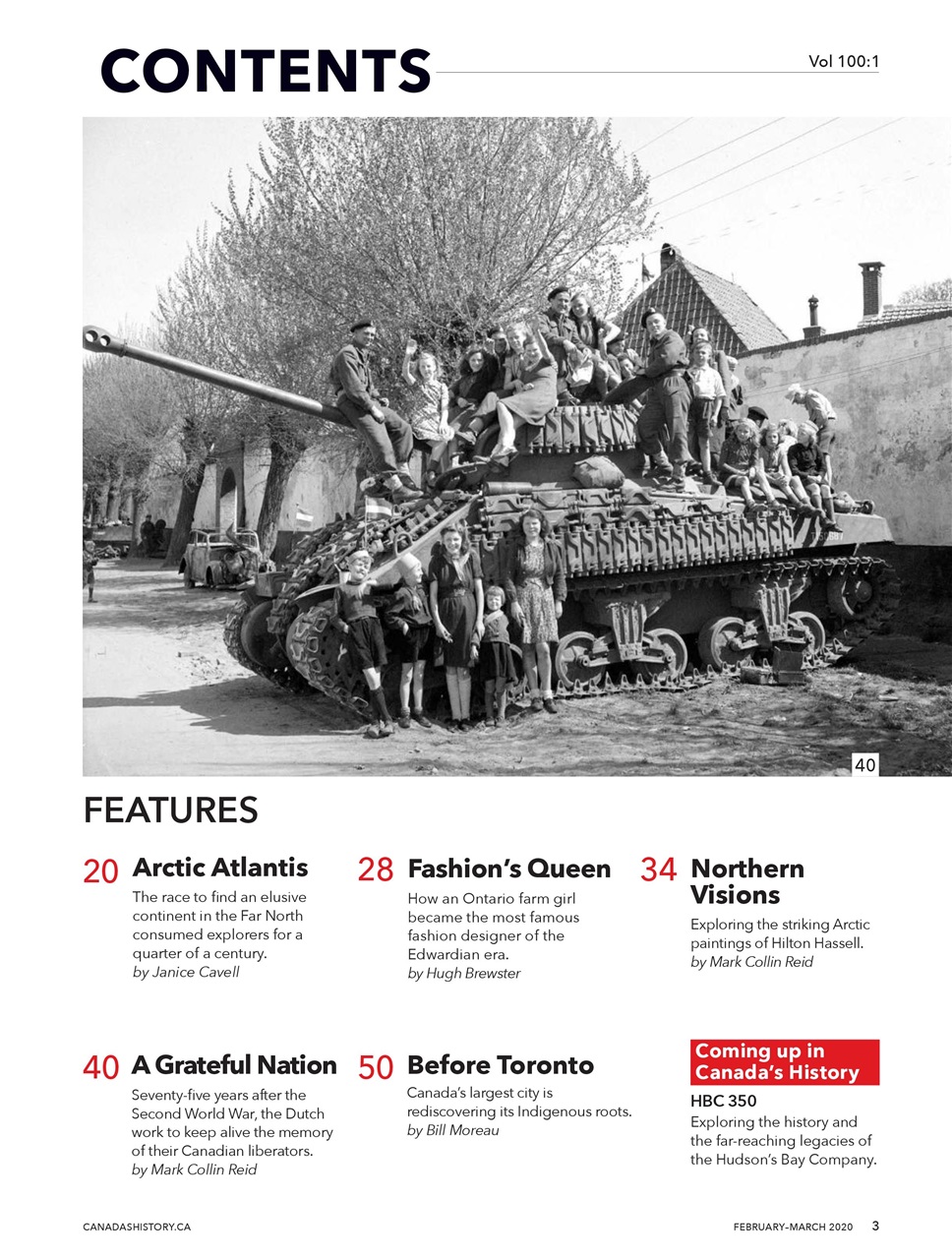 Canada's History Preview Pages
