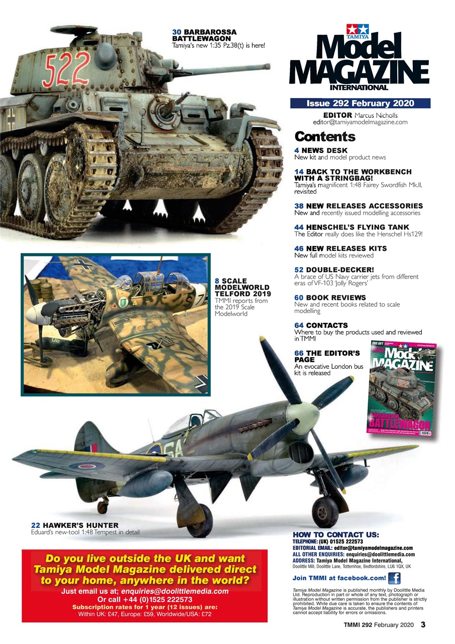 Tamiya Model Magazine Preview Pages