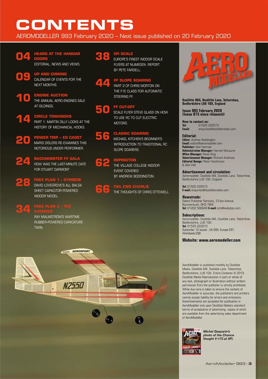 AeroModeller Preview Pages