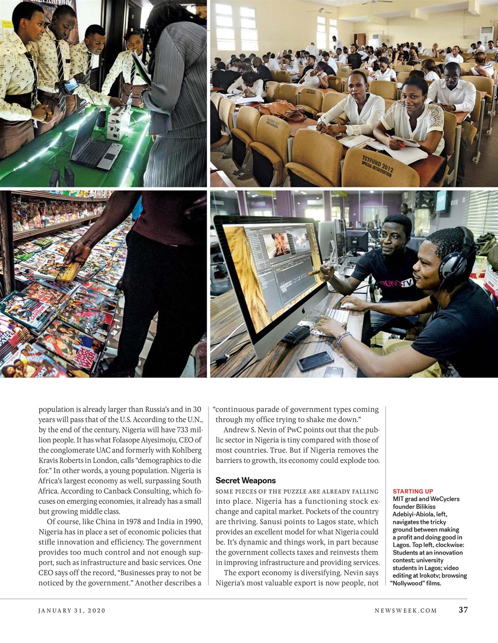 Newsweek International Preview Pages