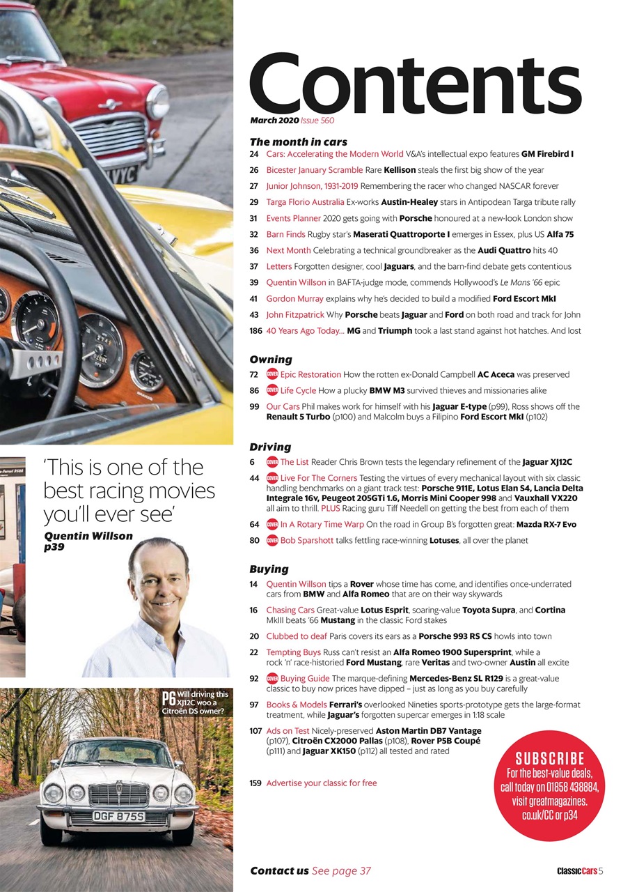 Classic Cars Preview Pages