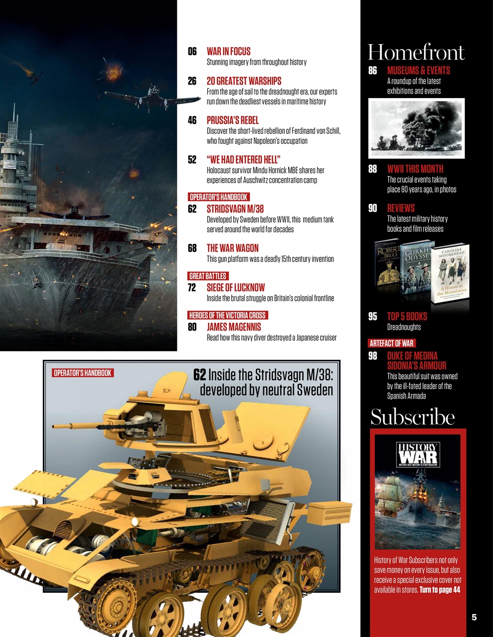 History of War Preview Pages