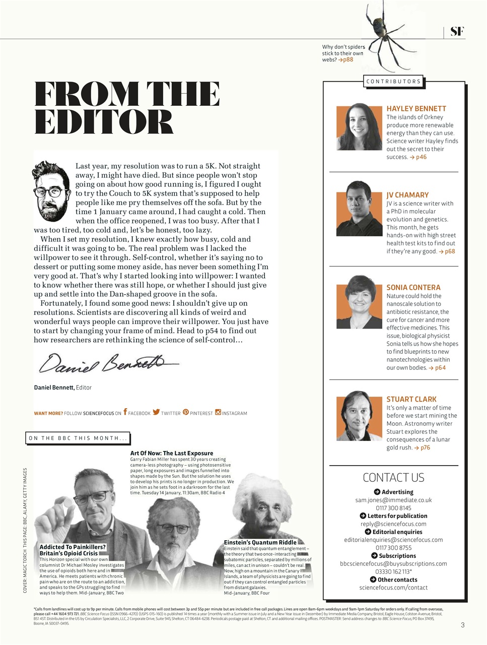 BBC Science Focus Magazine Preview Pages