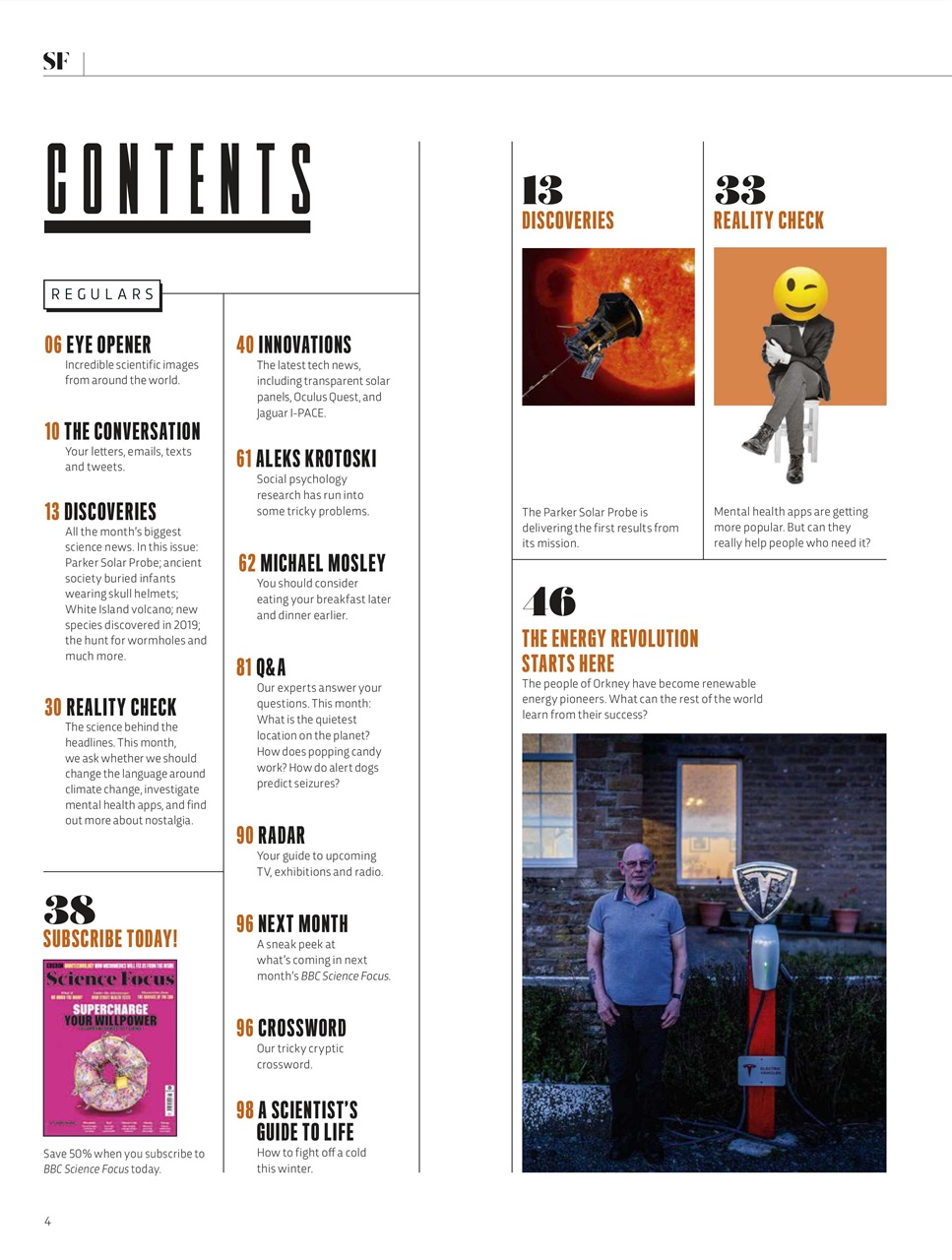 BBC Science Focus Magazine Preview Pages