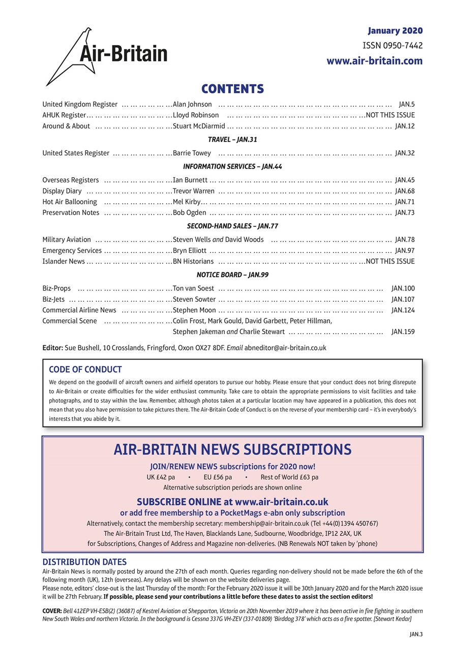 Air Britain News Preview Pages