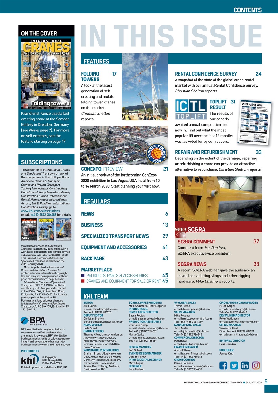 Int. Cranes and Specialized Transp Preview Pages