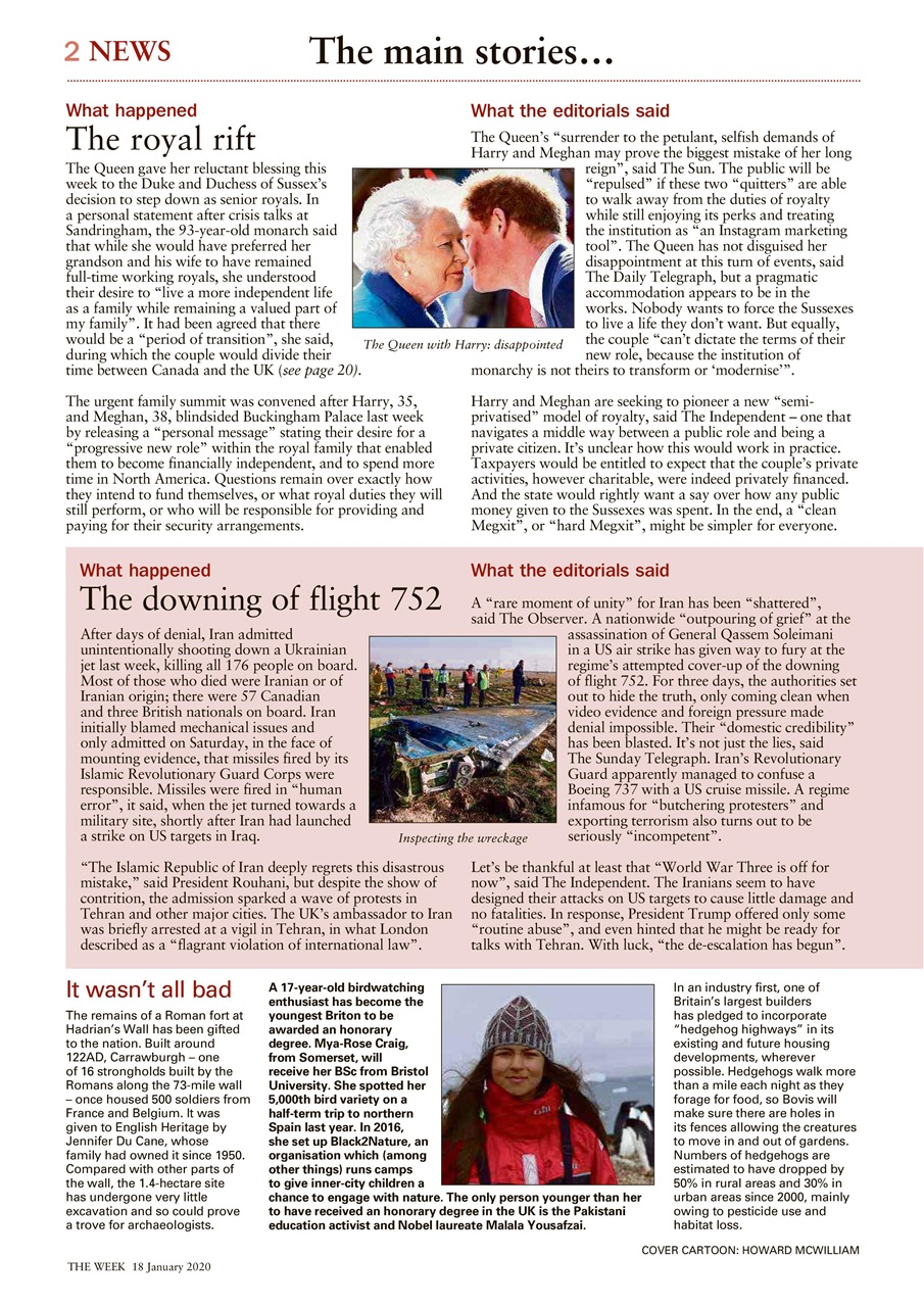 The Week Preview Pages