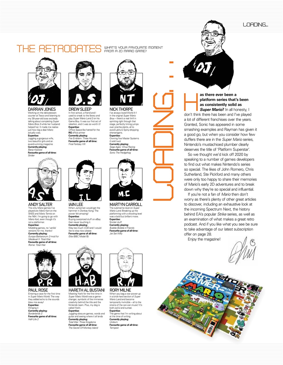 Retro Gamer Preview Pages