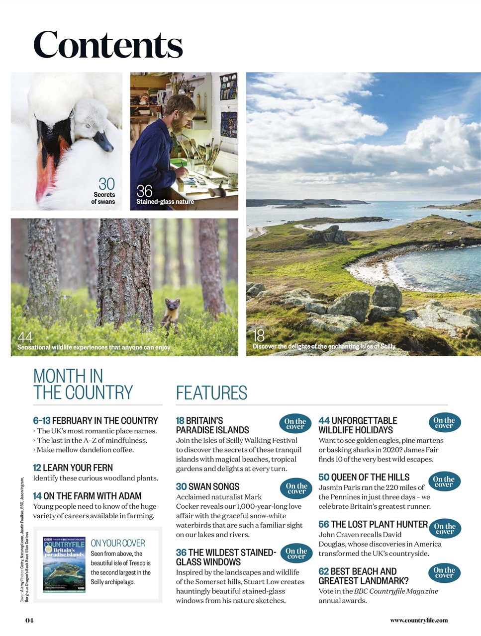 BBC Countryfile Magazine Preview Pages