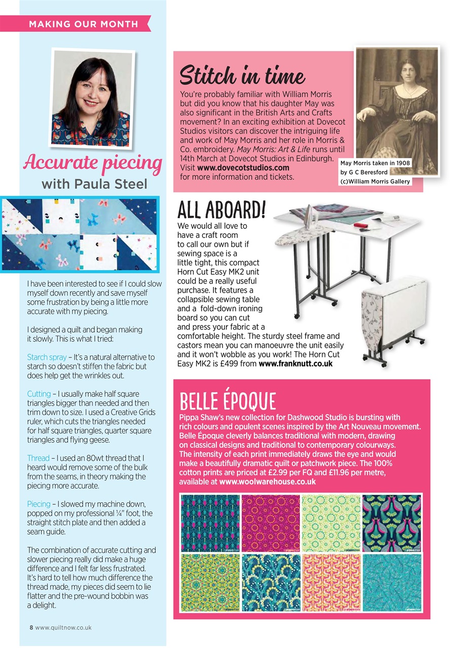 Quilt Now Preview Pages