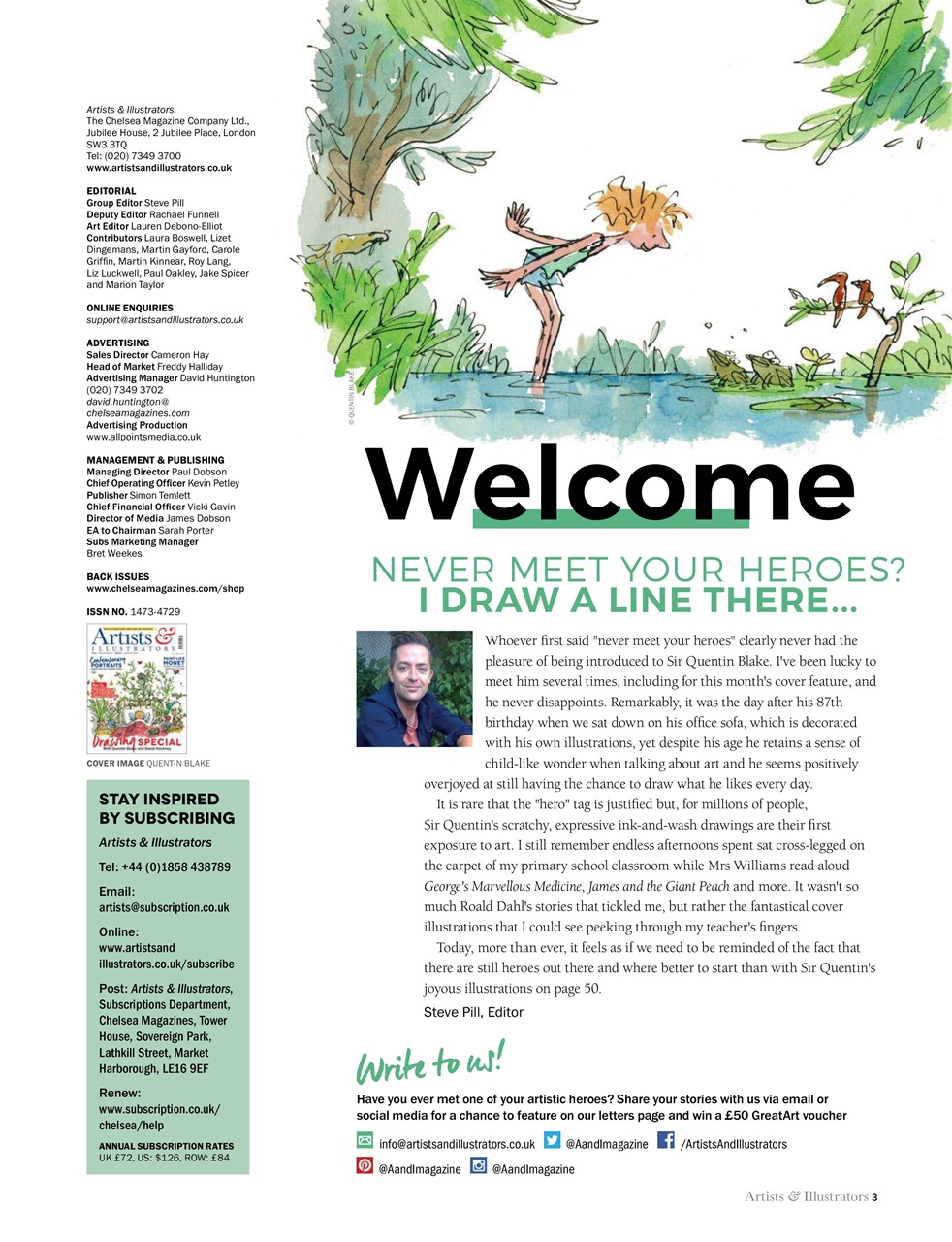 Artists & Illustrators Preview Pages