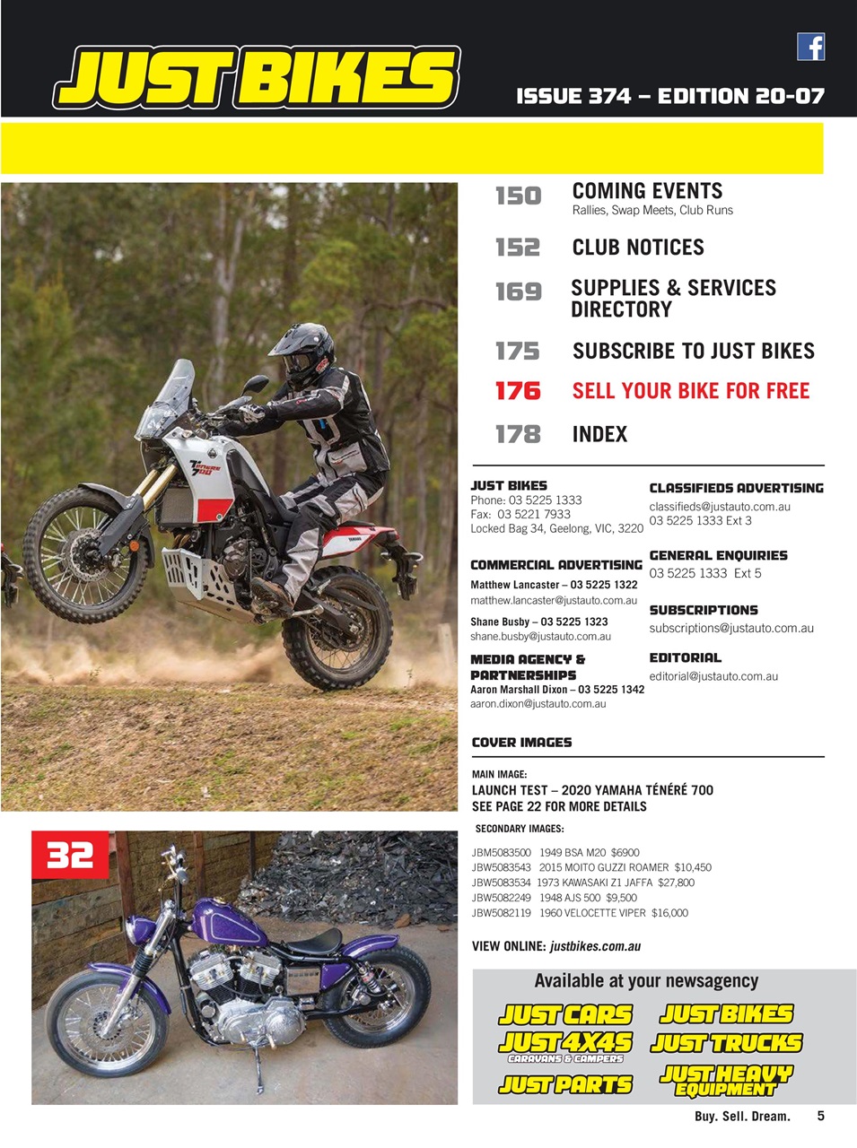 JUST BIKES Preview Pages