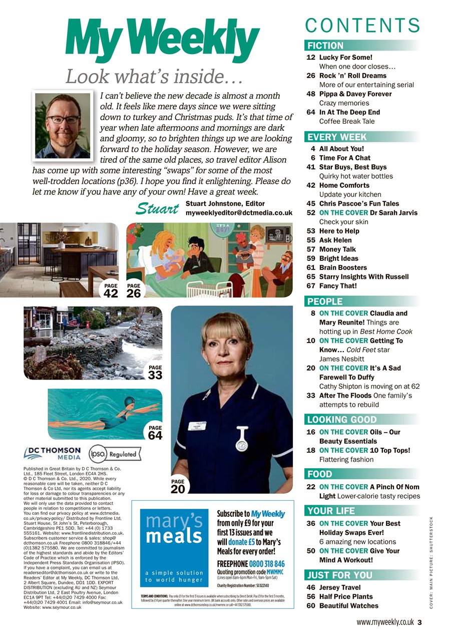 My Weekly Preview Pages