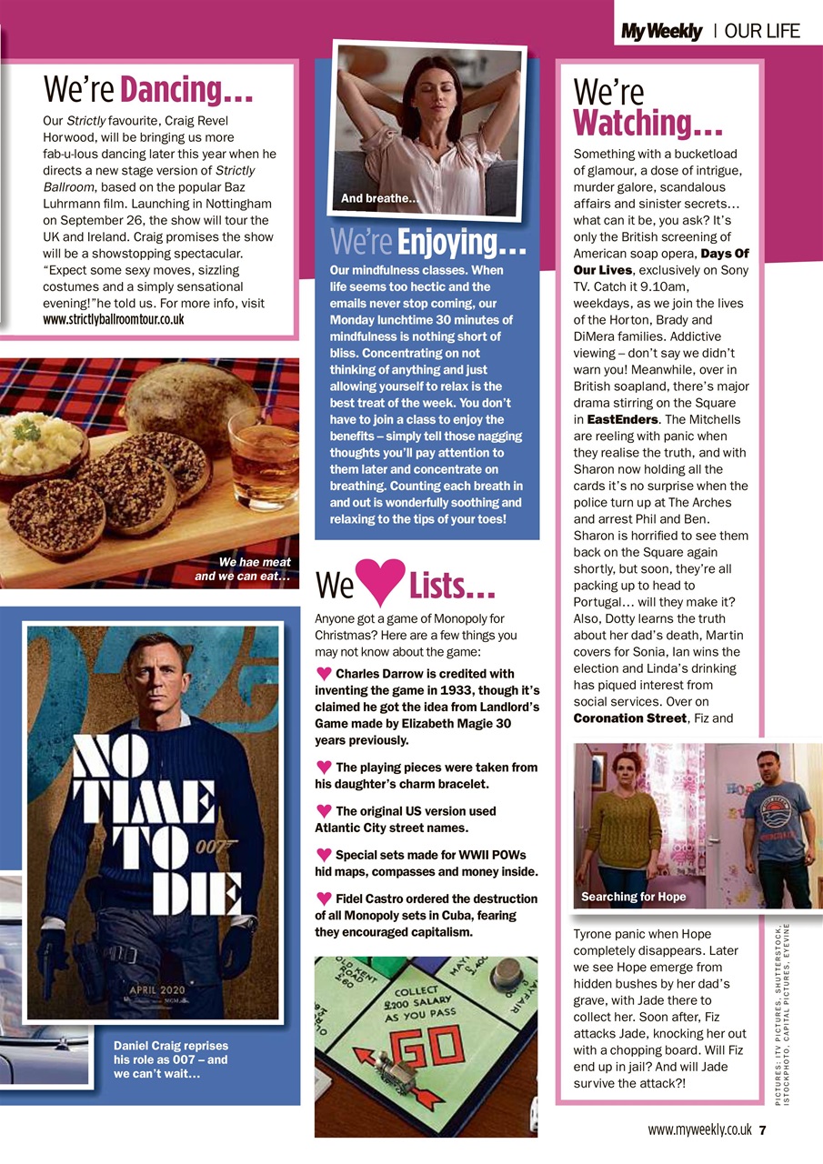 My Weekly Preview Pages