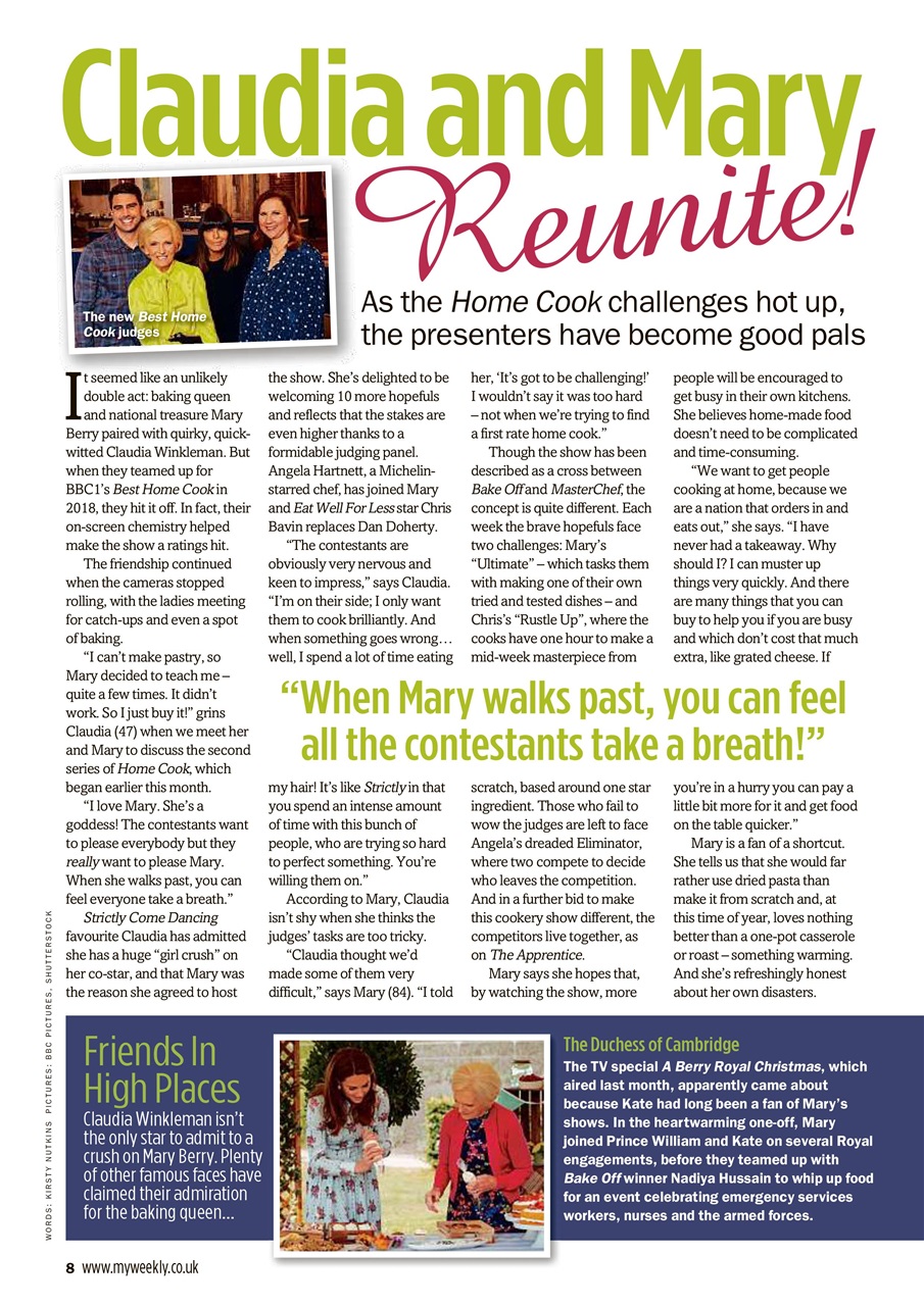 My Weekly Preview Pages