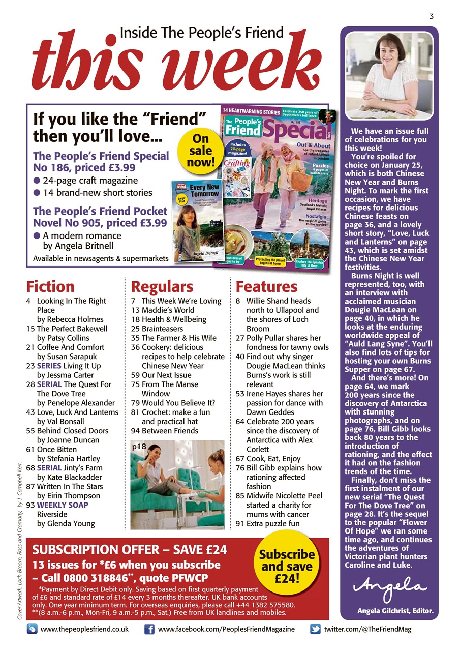 The People’s Friend Preview Pages