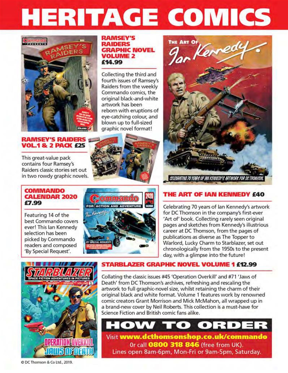 Commando Preview Pages