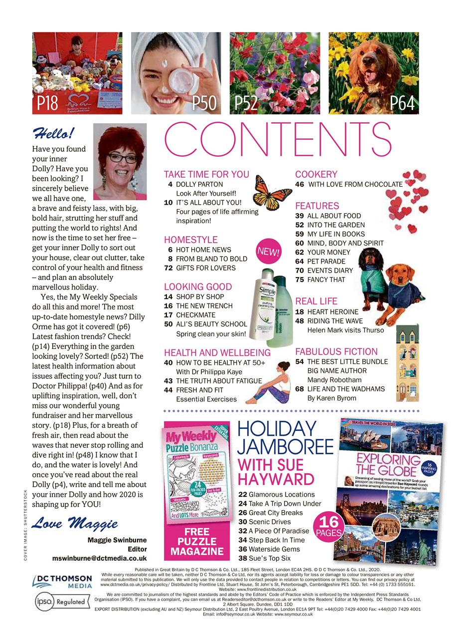 My Weekly Special Preview Pages