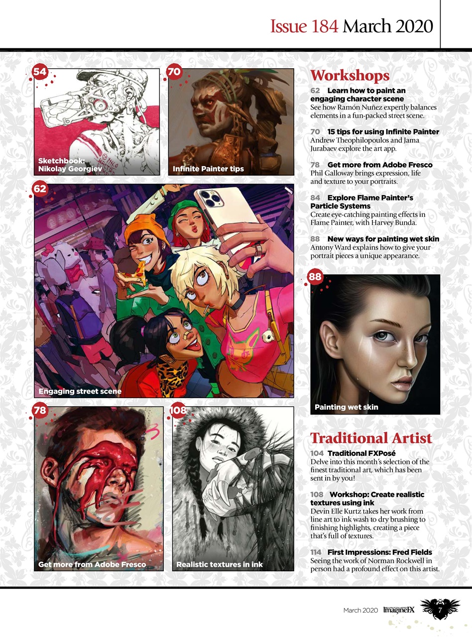 ImagineFX Preview Pages