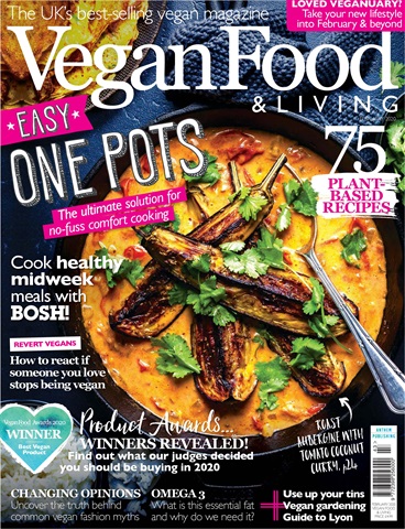 Vegan Food & Living Magazine issue Feb 2020