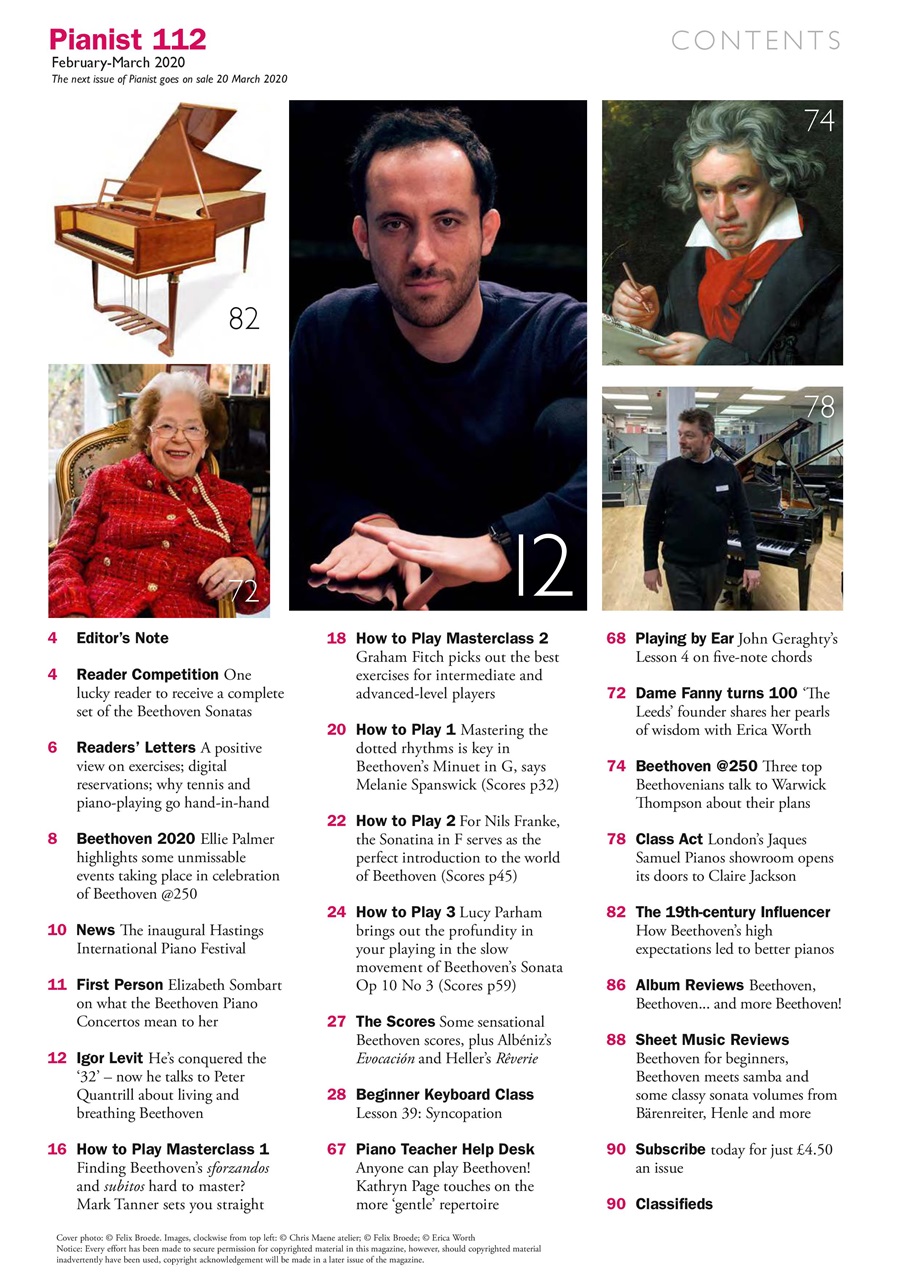 Pianist Preview Pages