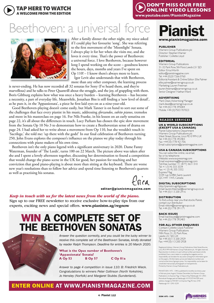 Pianist Preview Pages