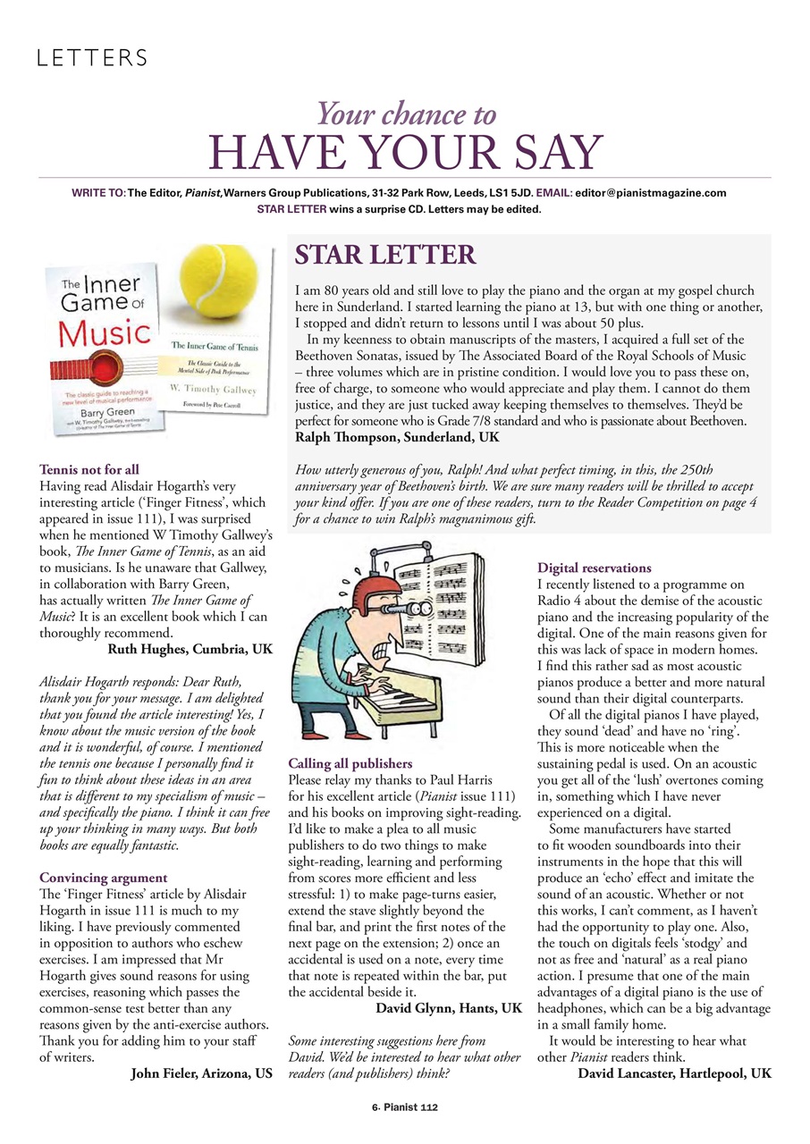 Pianist Preview Pages