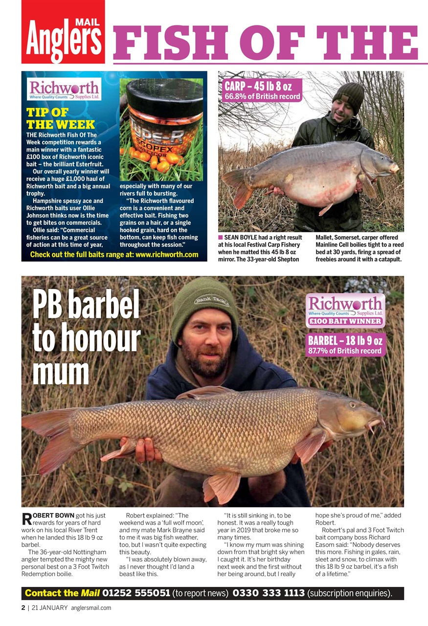 Anglers Mail Preview Pages