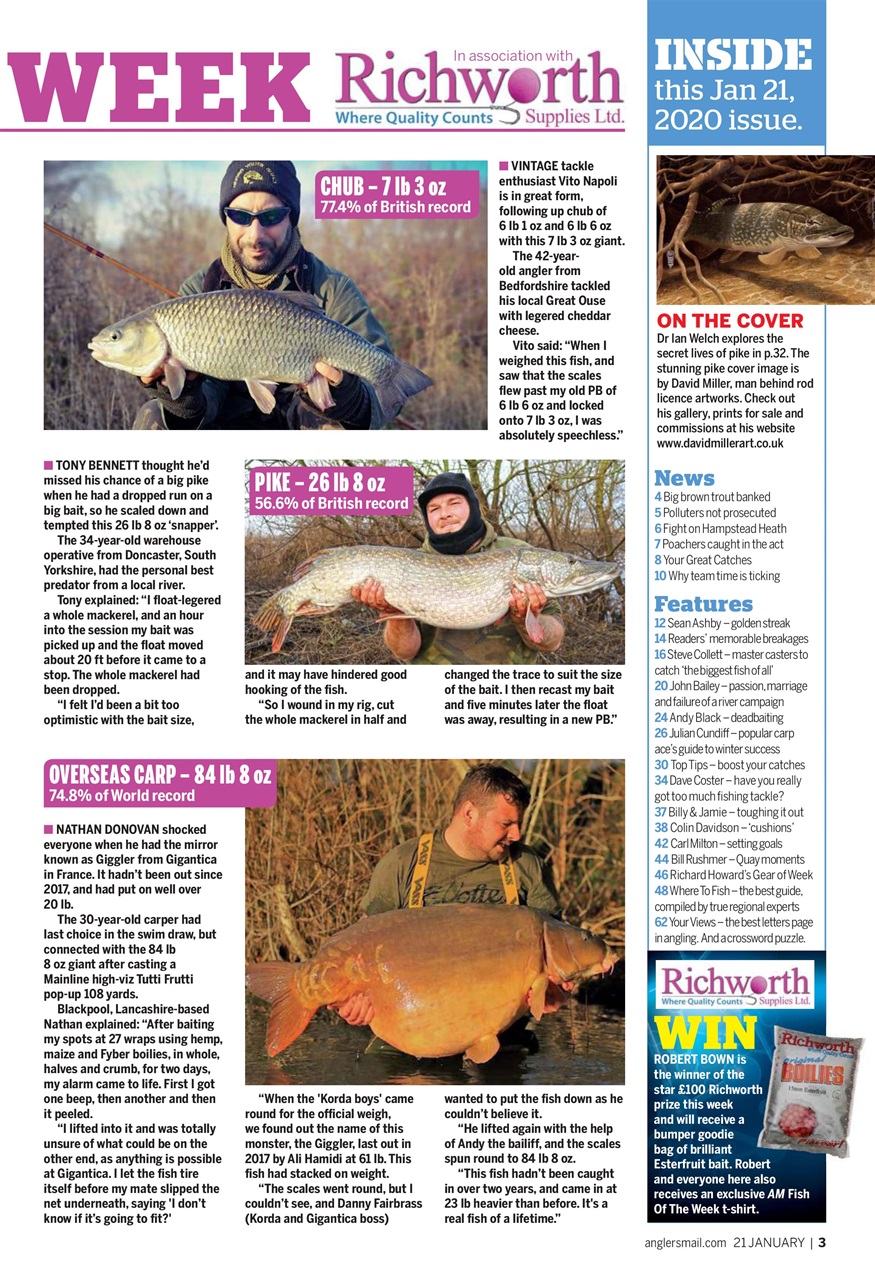 Anglers Mail Preview Pages