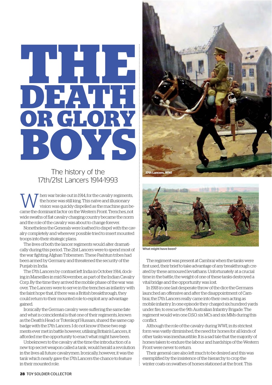 Toy Soldier Collector and Historical Figures Preview Pages