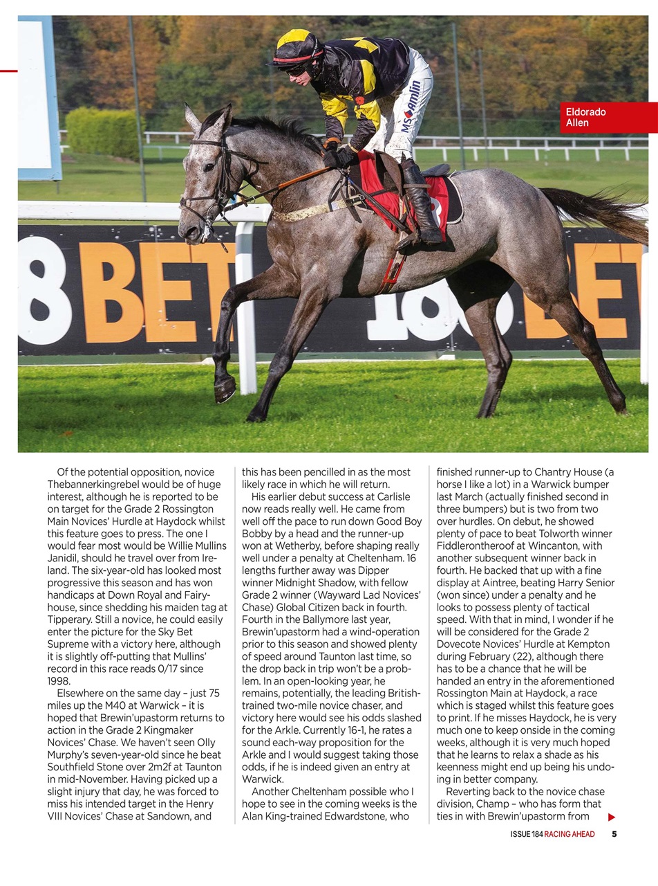 Racing Ahead Preview Pages