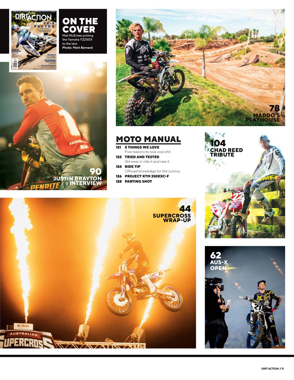 Dirt Action Preview Pages