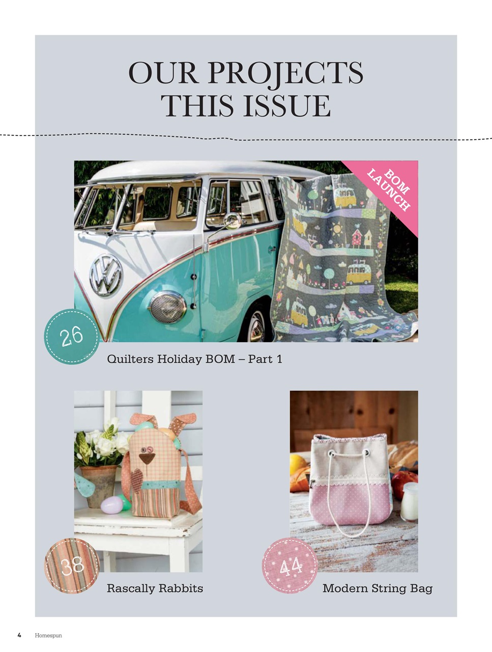 Homespun Preview Pages