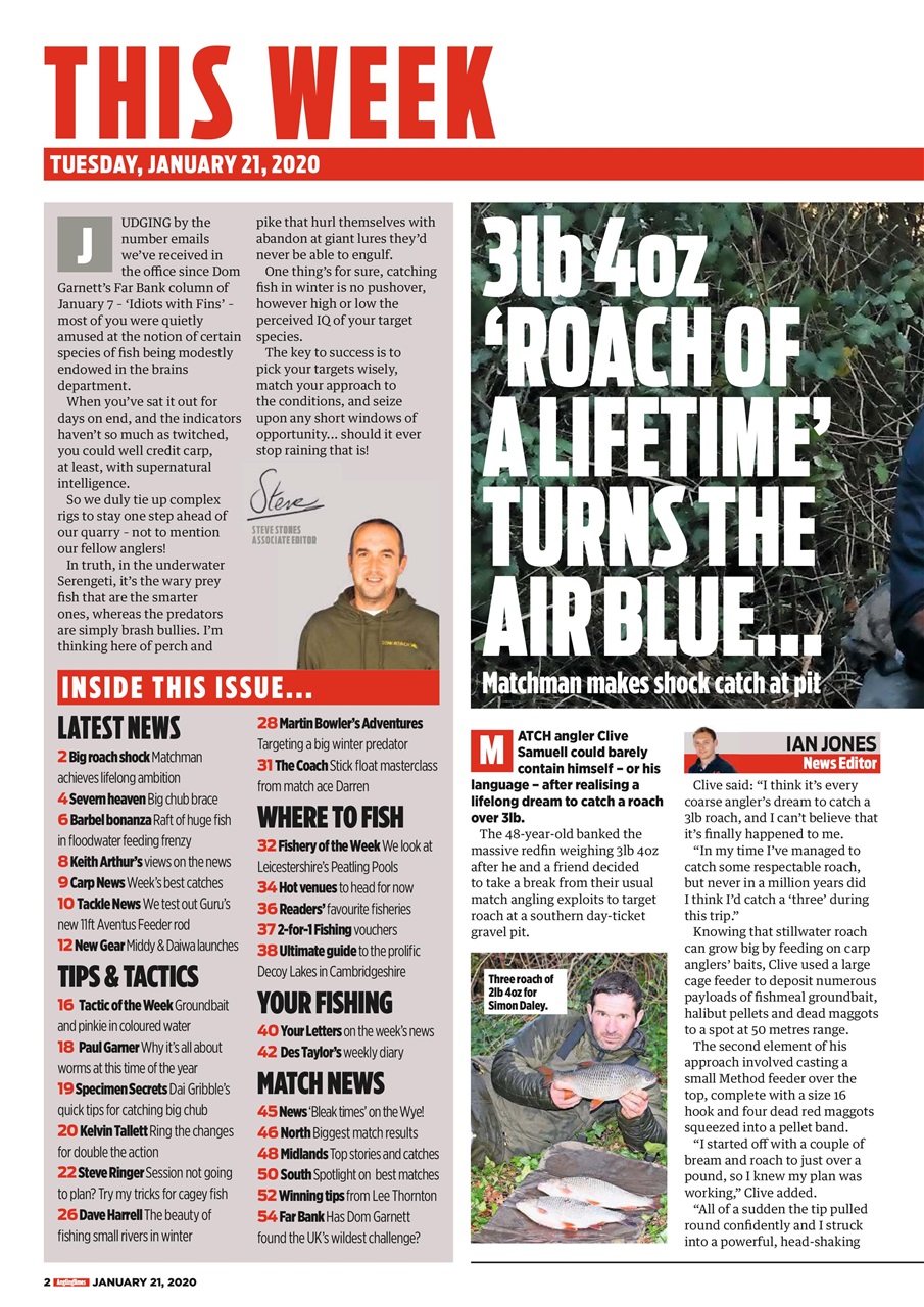 Angling Times Preview Pages