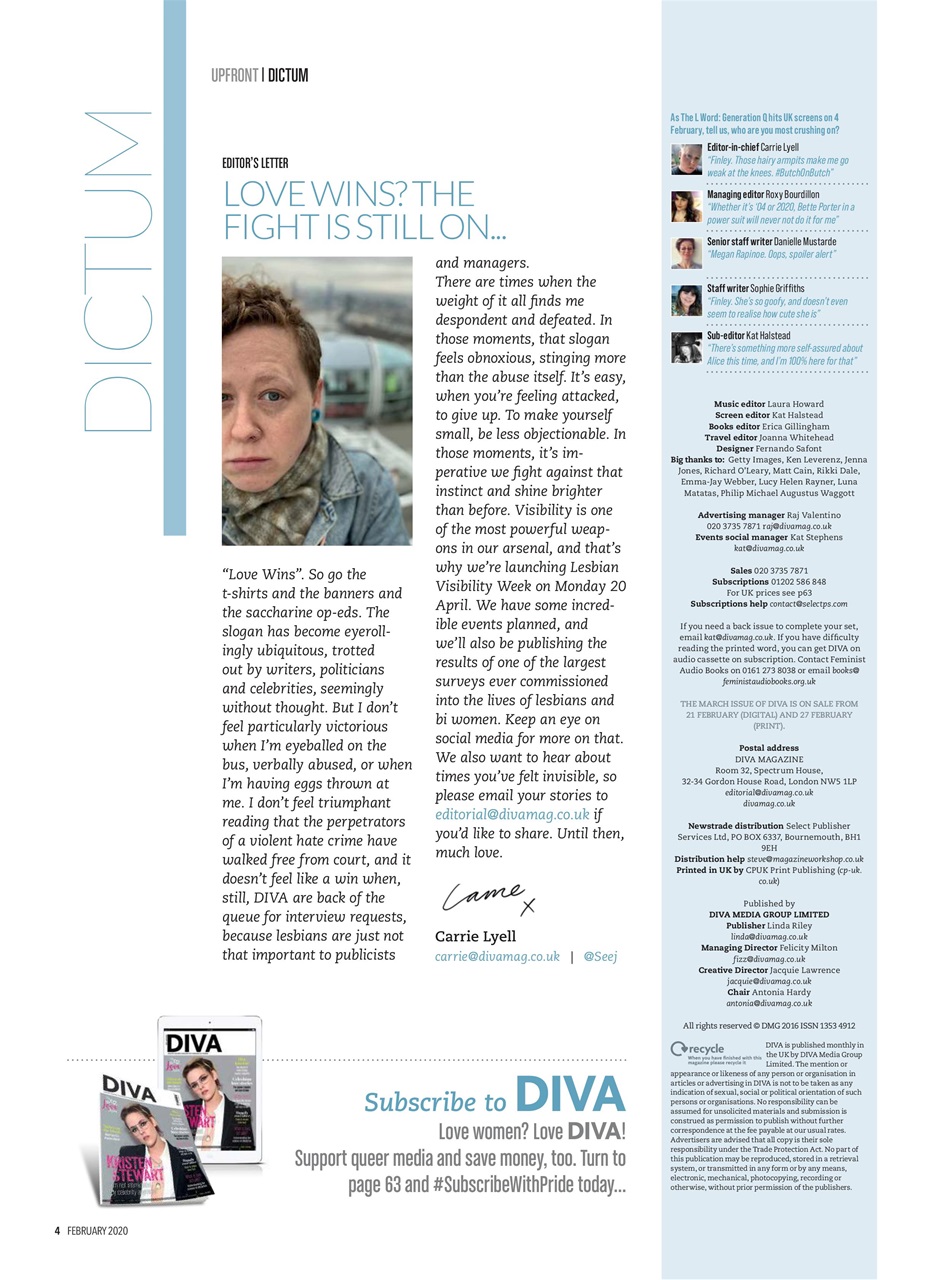 DIVA Magazine Preview Pages