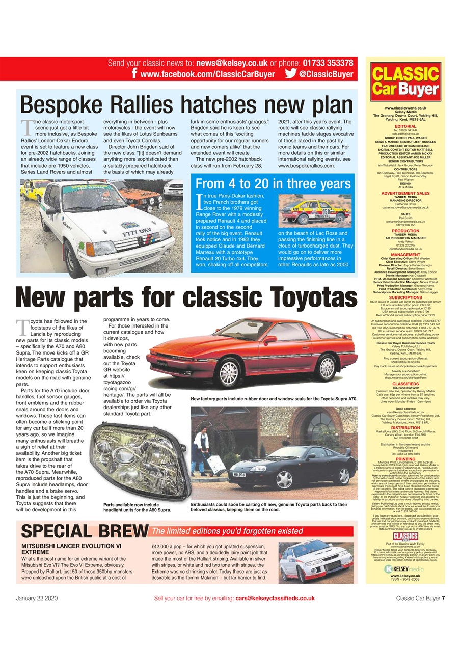 Classic Car Buyer Preview Pages