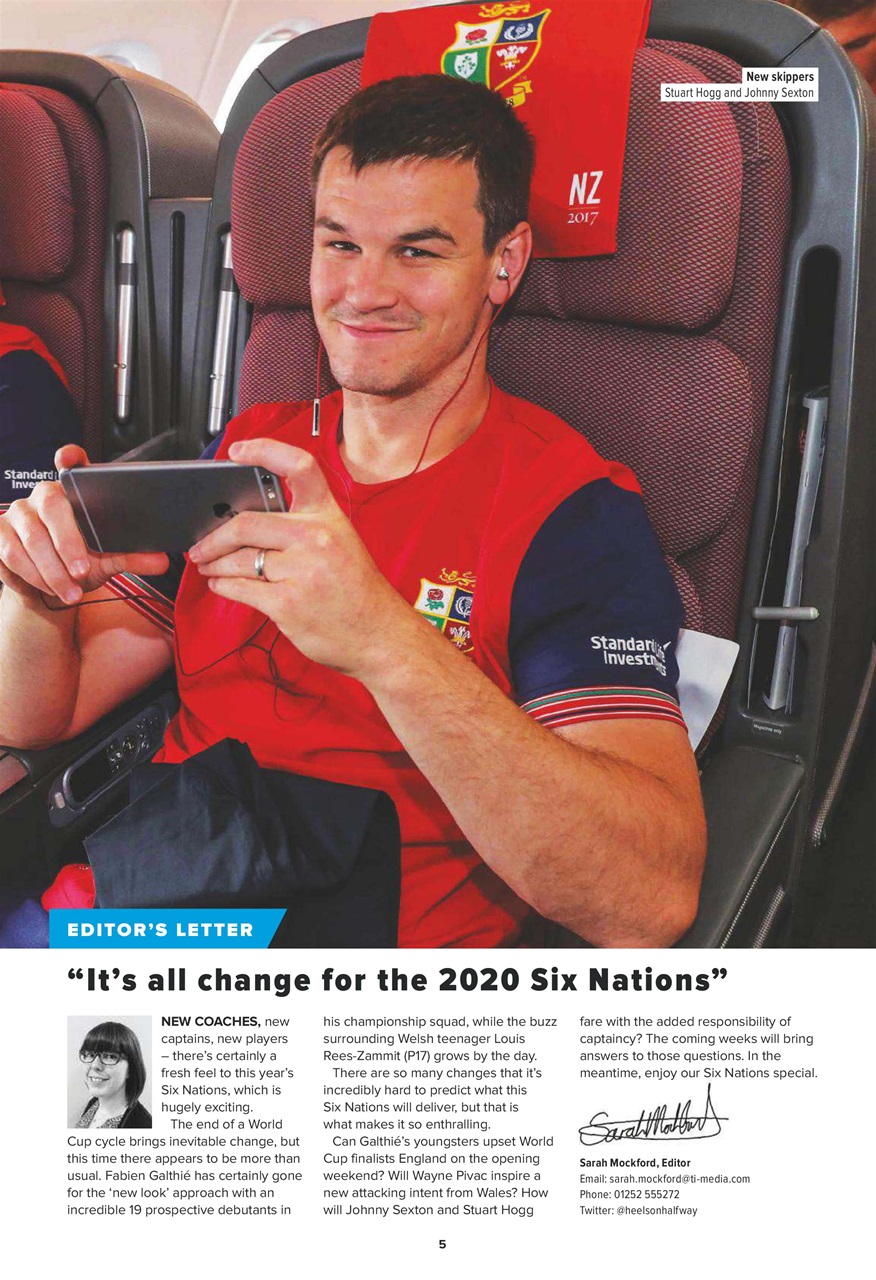 Rugby World Preview Pages