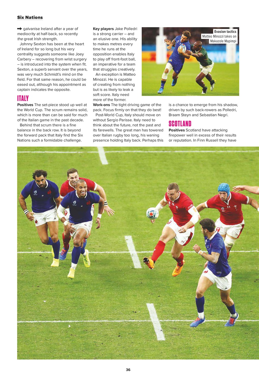 Rugby World Preview Pages