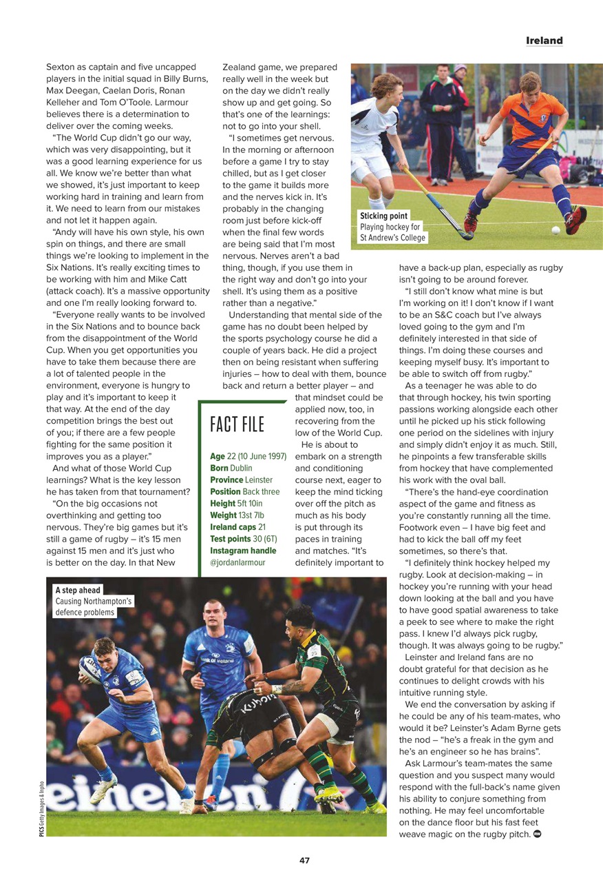 Rugby World Preview Pages
