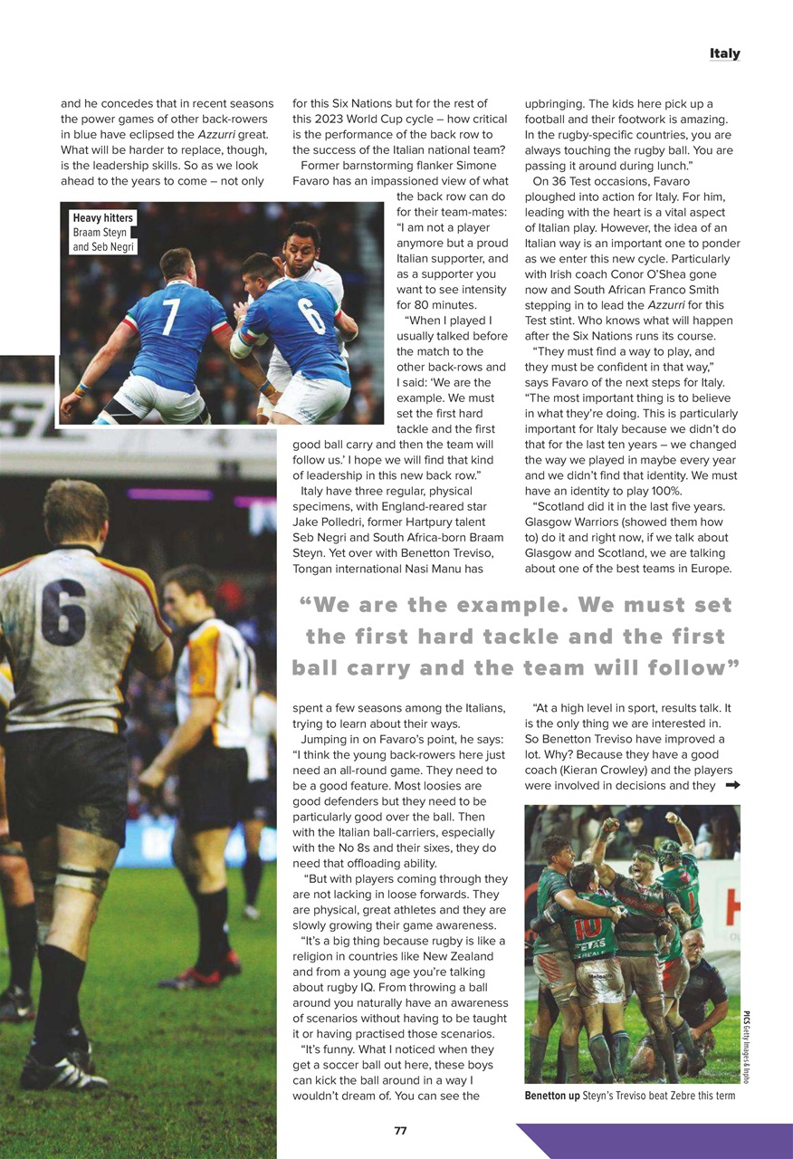 Rugby World Preview Pages