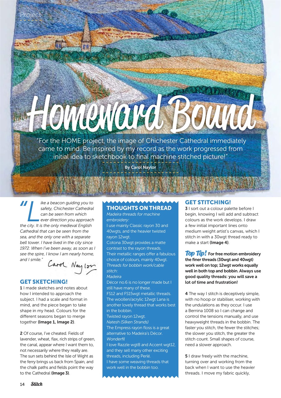 Stitch magazine Preview Pages