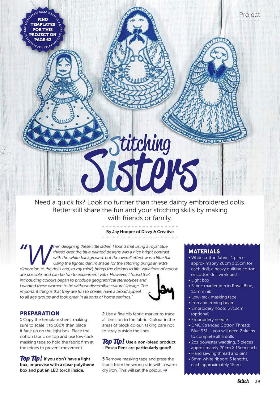 Stitch magazine Preview Pages