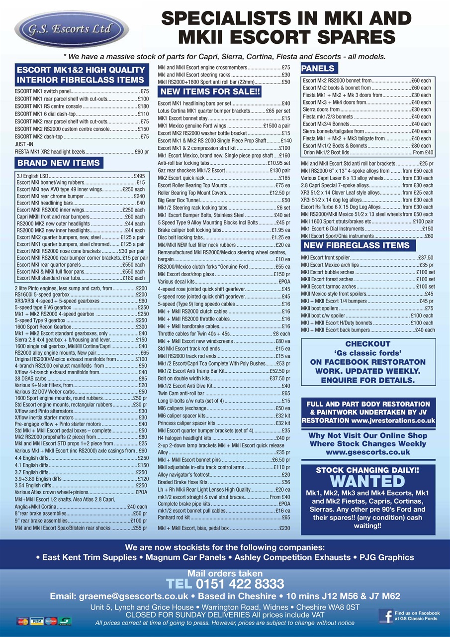 Classic Ford Preview Pages