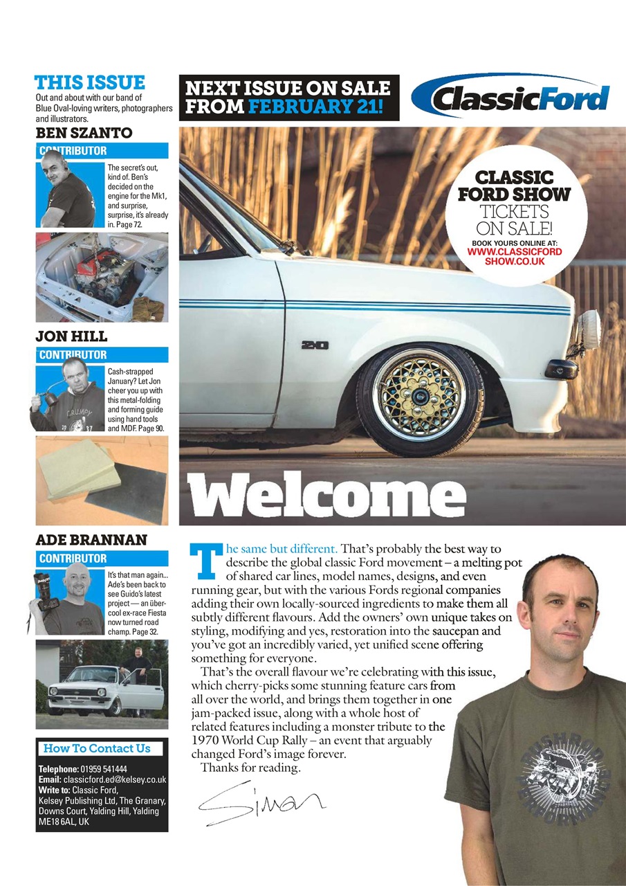 Classic Ford Preview Pages