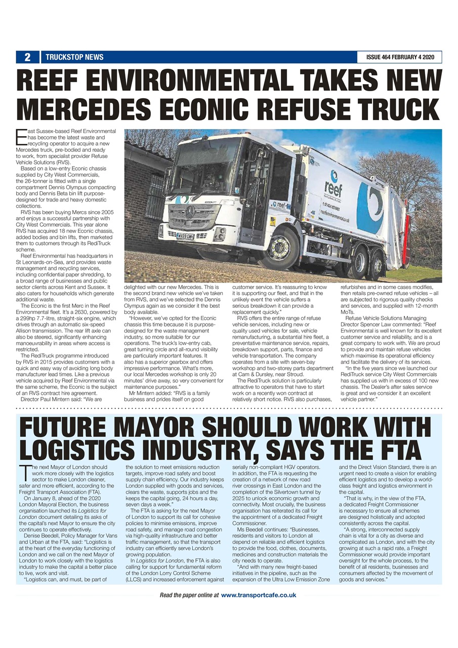 Truckstop News Preview Pages