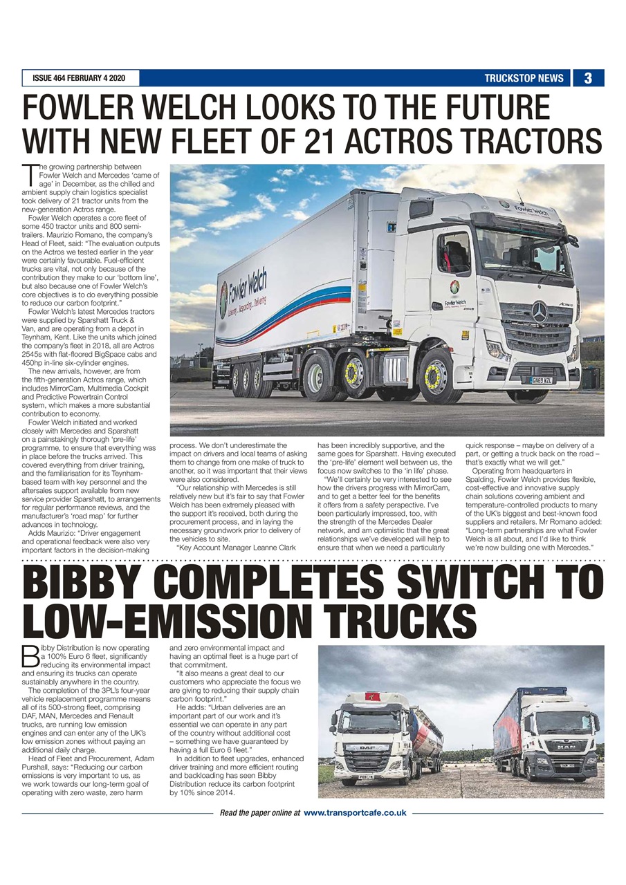 Truckstop News Preview Pages