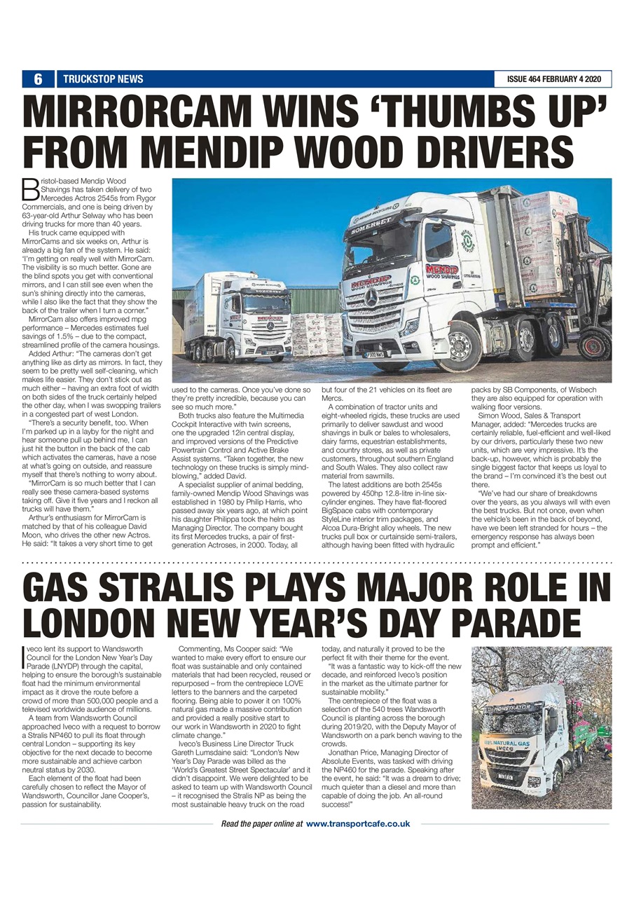 Truckstop News Preview Pages