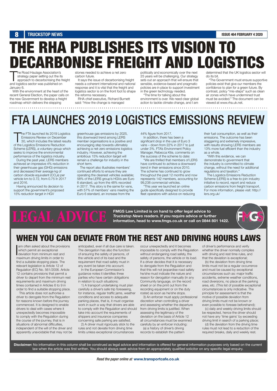 Truckstop News Preview Pages