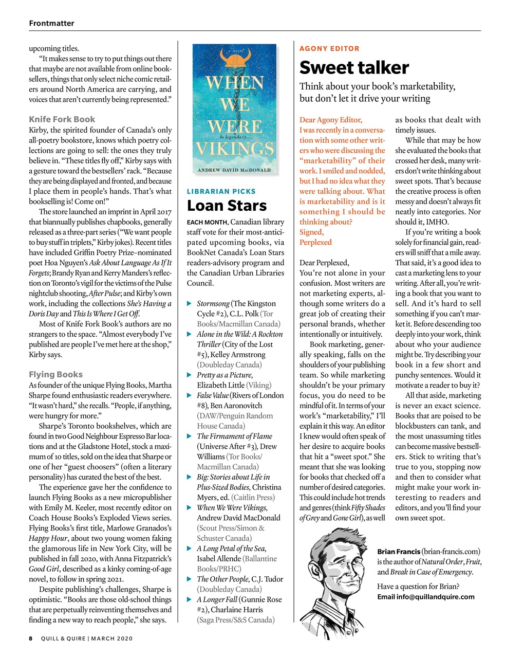 Quill & Quire Preview Pages