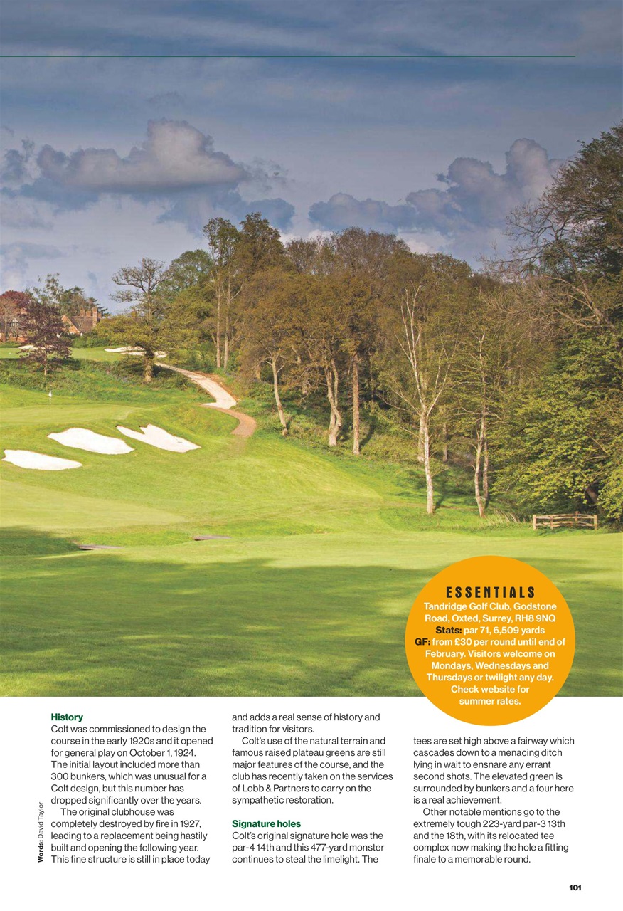 Golf Monthly Preview Pages